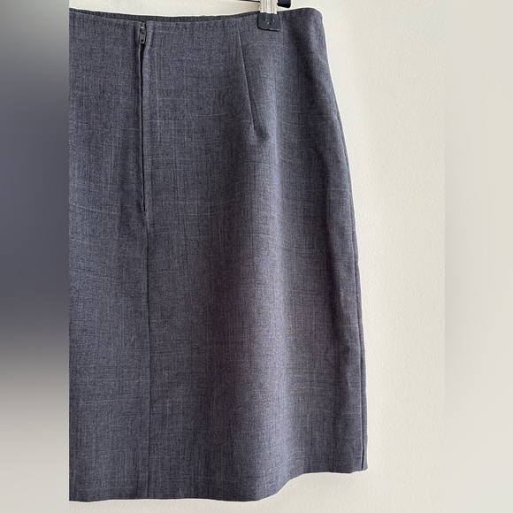 Classic Gray Pencil Skirt, Vintage Juniors Casual Grey Skirt, Size 5/6 - Picture 13 of 14